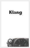 Klang/ショップカードーデザイン